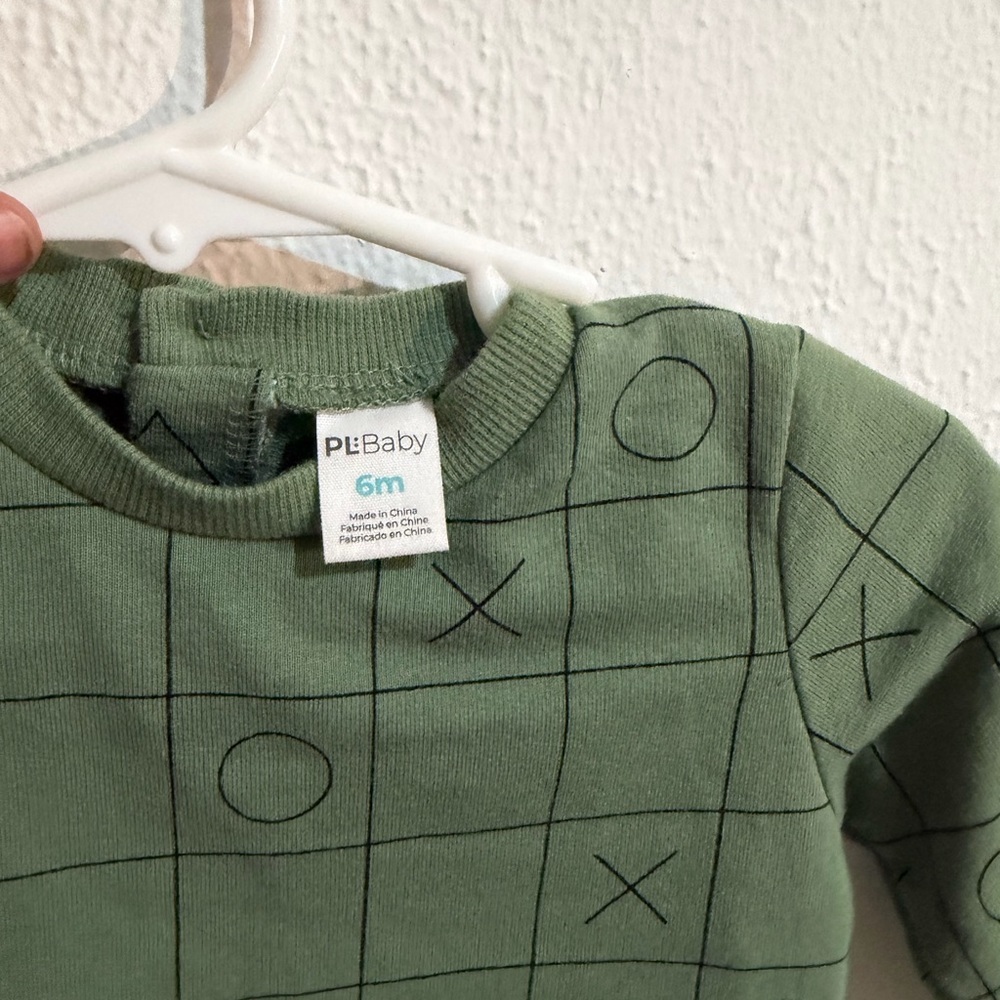Kids Green Geometric Sweatshirt - Picture 3 of 3